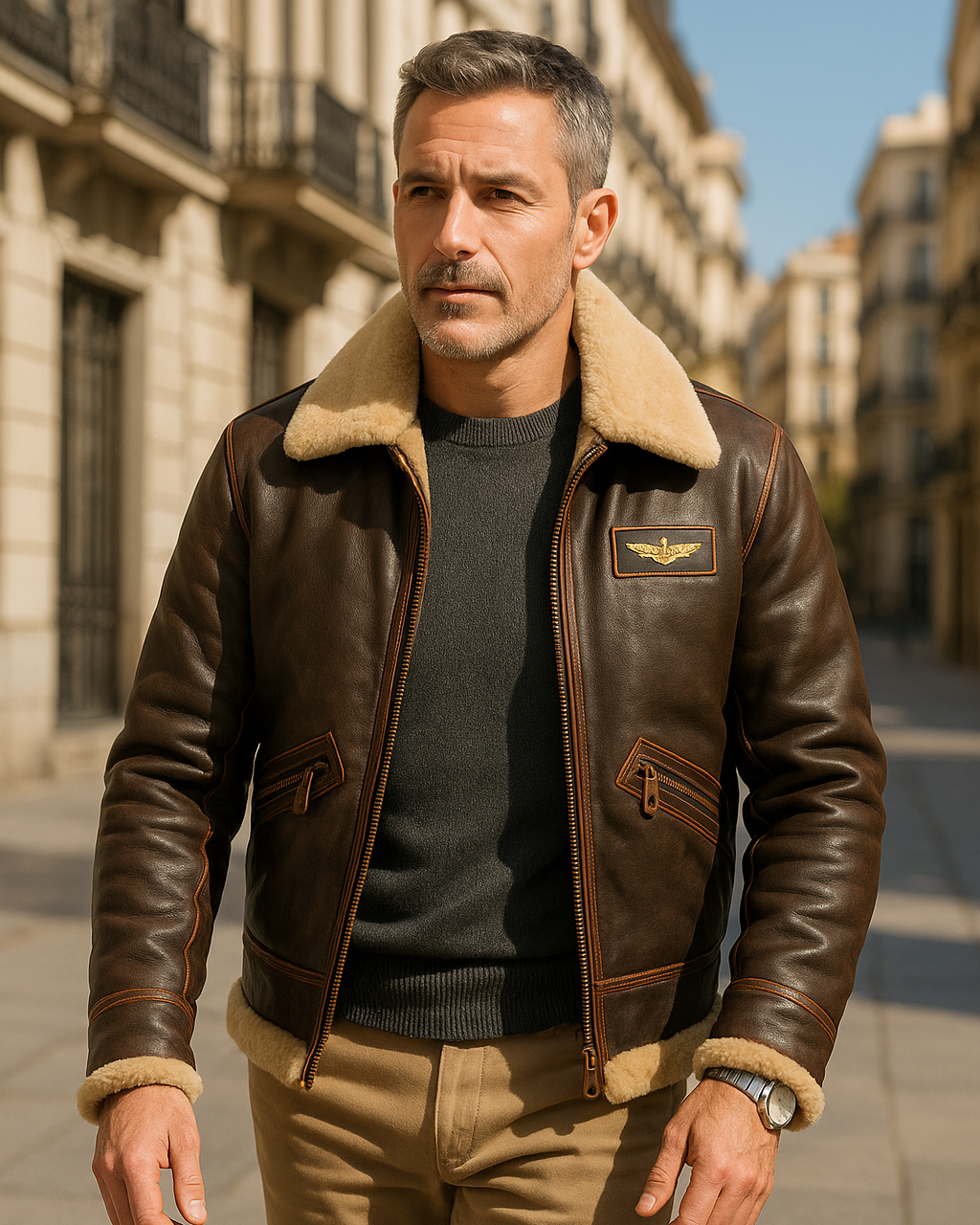 GUSS | Chaqueta clasica de piloto.