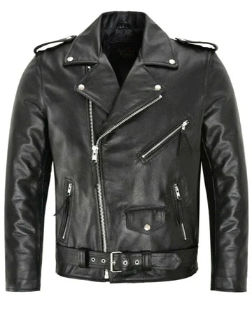 CONNOR | Chaqueta de cuero bomber clásica