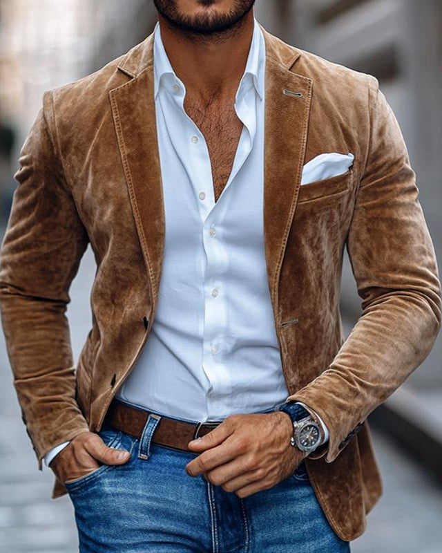 RICO | Chaqueta informal de ante.